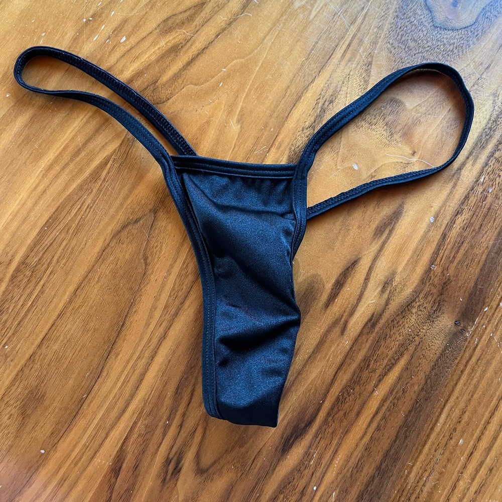 Black T Bar Thong